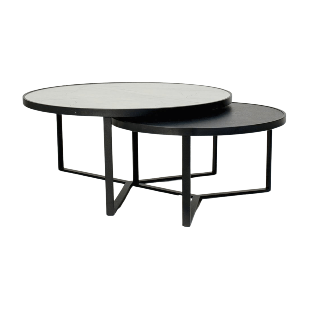 Glass or Wooden Coffee Table, matching Stools for parlours, Round Centre table