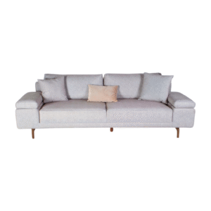 Featuring a modern 3-seater couch