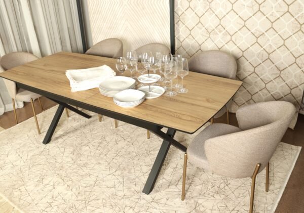 6 to 8 Extendable Seater Dining Table (Table Only)