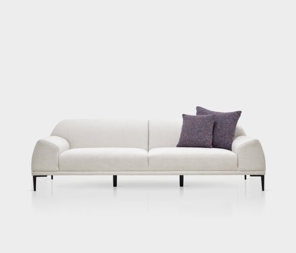 white 3 seater sofa